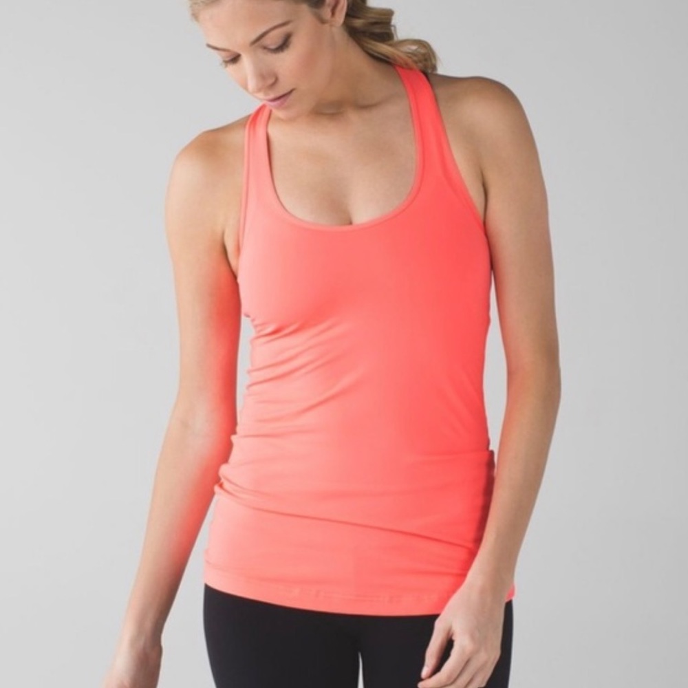 Lululemon Cool Racerback Size 4 in Grapefruit